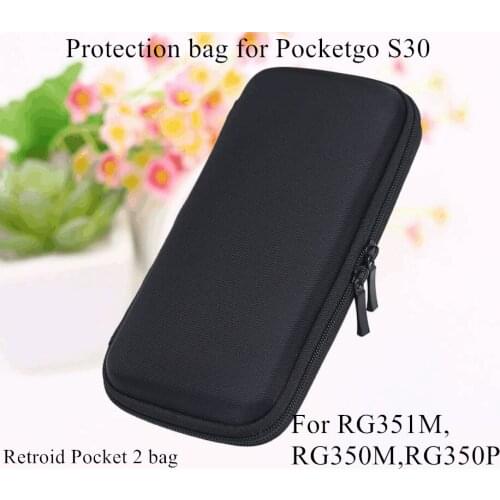 High Quality Eva Bag For Pocketgo S30 Retroid Pocket 2 ANBERNIC RG351M RG350M RG350P RG300X Game Console Power Bank Protect Case