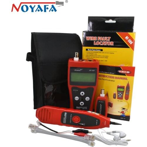 Original Noyafa NF-308 Cat5 Cat6 RJ45 UTP STP Line Finder Telephone Wire Tracker Diagnose Tone Tool Kit LAN Network Cable Tester