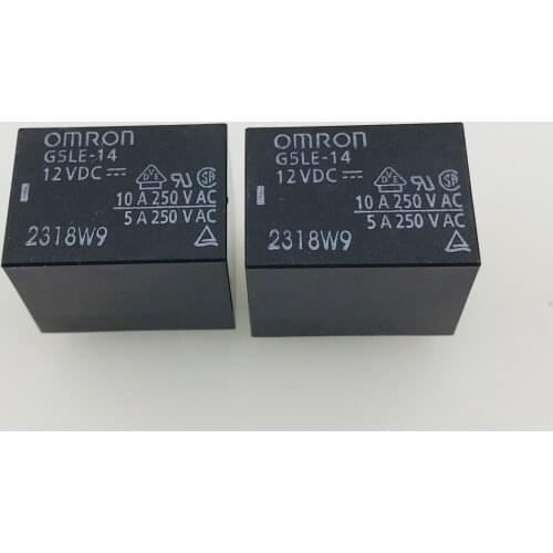 Original G5LE-14-12VDC 5pin 10A 250VAC relays