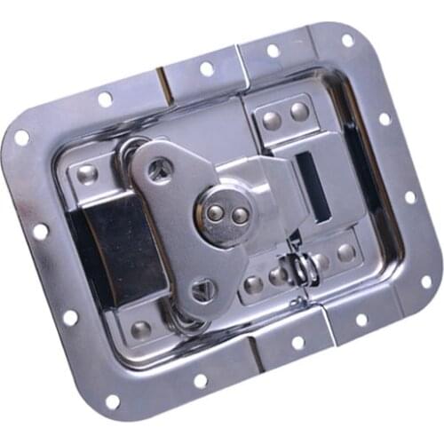 Free shipping metal hasp Butterfly lock air box buckle tool box clasp bag hardware part woodenbox Aluminum cases clasp lock