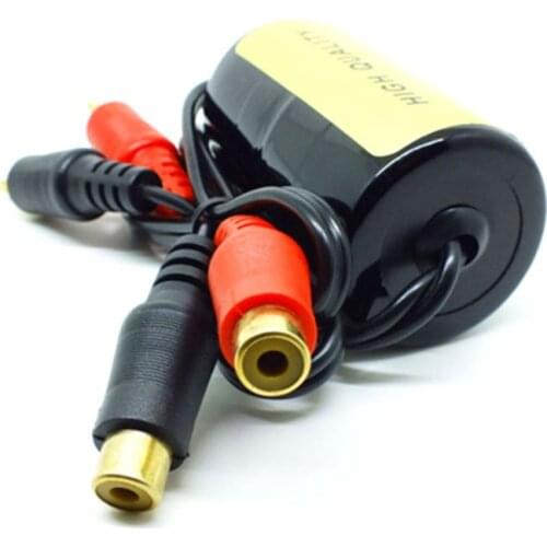 RCA Noise Filter Suppressor Ground Loop Isolator For Car And Home Stereo