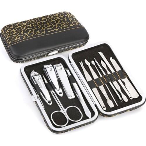 Professional Nail Care kit Manicure Grooming Set with Travel Case