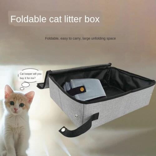 Folding Cat Pet Litter Box Waterproof Outdoor Foldable Portable Travel Toilet For Cats Dogs Bedpans/bath tub