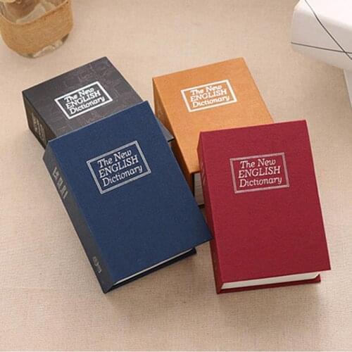 Dictionary Design Piggy Bank Hidden Safe Box Secret Security Safe Money Saving Box Cash Coin Storage Container with 2 Keys