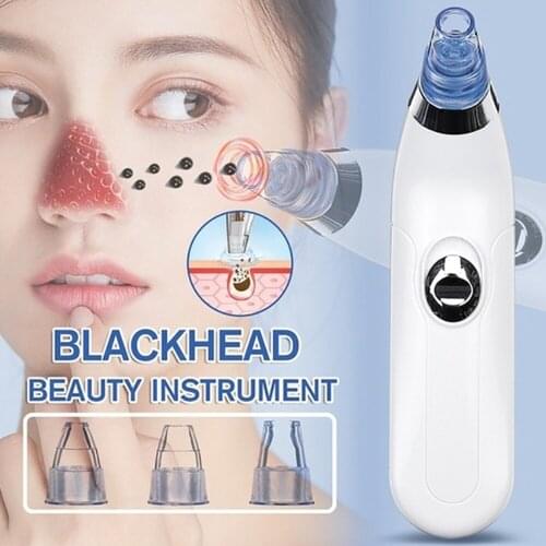 Blackhead Remover Vacuum Suction Face Acne Pimple Graease Extractor Pore Deep Cleansing Remover Women Facial Skin Care Tools