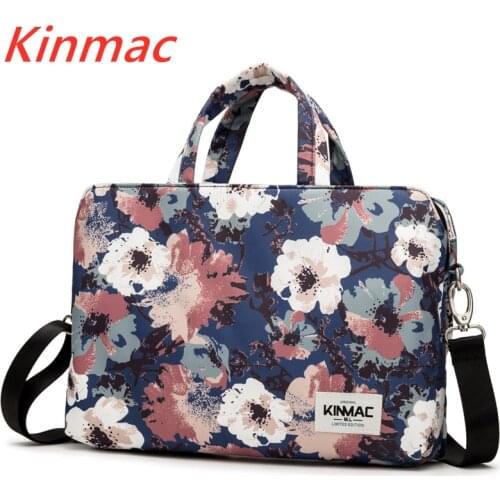 Kinmac Brand Waterproof Messenger Laptop Bag13,14,15,15.6 inch,Camellia Lady Man Case For MacBook Air Pro13.3,15.4 Dropship V124