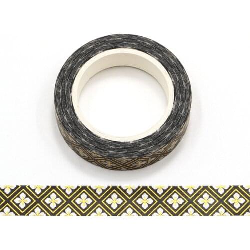 1PC 10MM*10M Foil Japanese pattern Decorative Washi Tape Scrapbooking Masking Tape School Office Supply stationery washi tape