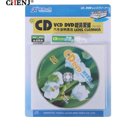 1pc CD VCD DVD Player Lens Cleaner Dust Dirt Removal Cleaning Fluids Disc Restore Kit