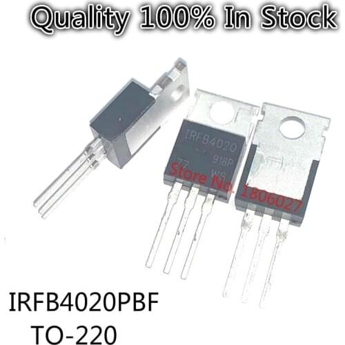 10PCS/LOT IRFB4020PBF IRFB4020 18A 200V TO-220 New original In Stock