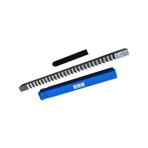 20mm HSS F Push-Type Keyway Broach with Shims American Push Knife Metric Sized CNC Keyway Cutting Tools for CNC Router