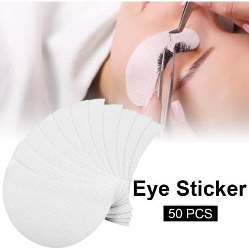 25Pair Eyelash Pad Gel Patch Grafting Eyelashes Under Eye Patches For Eyelash Extension Paper Sticker Wraps Eyelash Pads