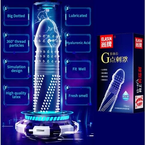 3 In 1 Spiral Ribbed Dotted Large Spike Condom Thailand Natural Latex Rubber Condoms For Men Sex Toys Contraception Penis Sleeve