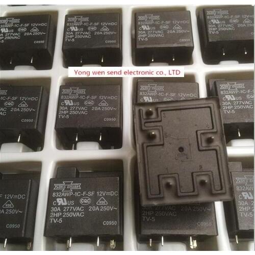 HOT NEW 832AWP-1C-F-SF-12VDC 832AWP-1C-F-SF 12VDC 832AWP1CFSF 832AWP-1C 832AWP 12VDC DC12V 12V DIP5 free shipping