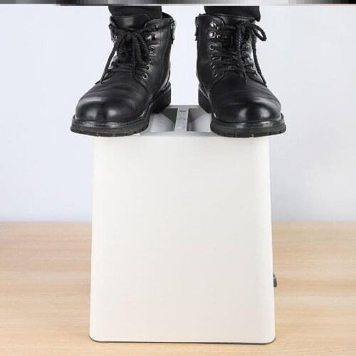 White Plastic Trash Bin Bedroom Rectangle Modern Standing Eco-Friendly Trash Can Rangement Cuisine Kitchen Storage BD50WB