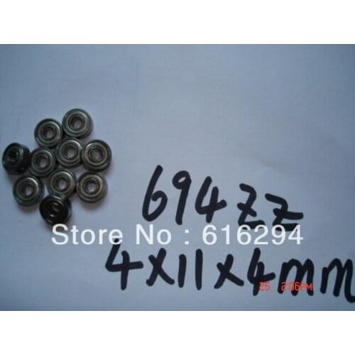 Free shipping--S694ZZ bearings 4*11*4 ABEC-5 S694ZZ Stainless steel bearings