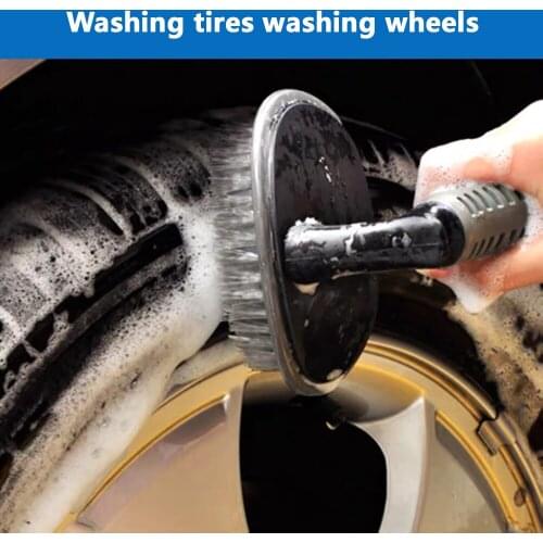 Household car wash water gun supplies brush car tool cleaning beauty tire brush wheel brush brush car cleaning fur