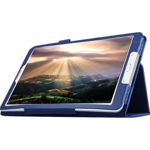 PU Leather Case for Samsung Galaxy Tab E 9.6 SM-T560 SM-T561 Stand Cover+screen protector+stylus