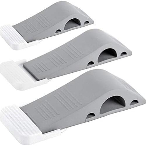 Decorative Door Stopper With Free Bonus Holders, Door Stop Works on All Floor Surfaces, Premium Rubber Door Stops, The Original