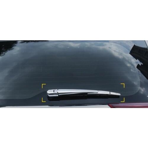 For Mitsubishi Outlander 2013 2014 2015 2016 2017 2018 Chrome Rear Window Windshield Wiper Arm Blade Cover Trim Overlay Molding