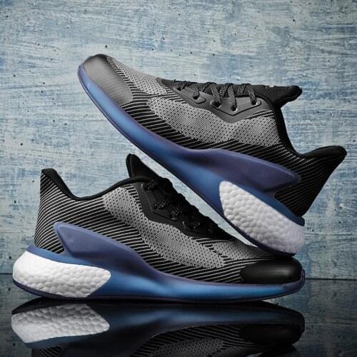 Breathable Air Mesh Running Shoes for Men Sneakers Cushioning Sports Shoes Outdoor Athletic Training Jogging Fitness Shoes