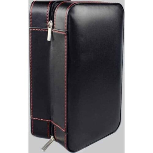 The crocodile Black grain leather Cigar humidors/cases, can hold 6 Cigarette