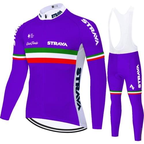Italy STRAVA team cycling jersey summer spring qucik dry ​​​20D gel uniforme ciclismo ​men abbigliamento ciclismo estivo 2021