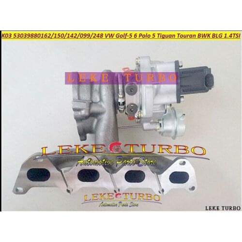 K03 53039880248 53039880162 53039880150 53039880142 53039880099 Turbo For VW Golf 5 6 Polo 5 Tiguan Touran 1.4L TSI BWK BLG CAVB
