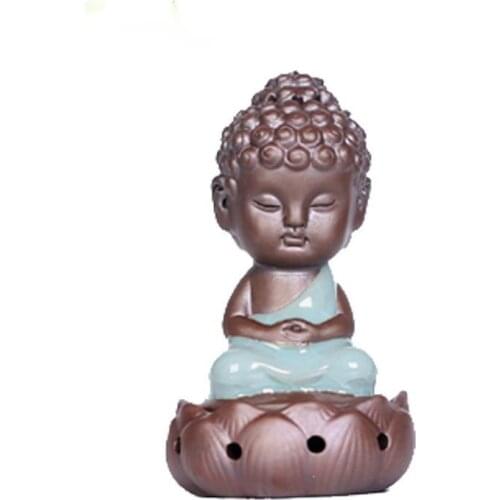 Ceramic Incense Burners Porcelain Buda Burner Incense Holder Monk Zen Censer