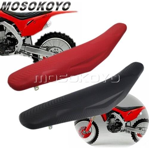 Motorcycle Dirt Bike Red Seat Plastic & Foam Racing Cushion Seat For Honda CRF250R CRF450R CRF 250 450 R 2013-2017 MX Motocross