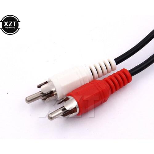 Hot Selling 3.5mm Y Adapter Stereo Audio For Female Jack To Standard 2 RCA Male Socket Headphones Aux Cable