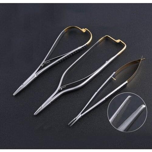 Edelstahl medizinische Matthew volle-grip einfügen nadel halter kosmetische kunststoff chirurgie chirurgische naht nadel