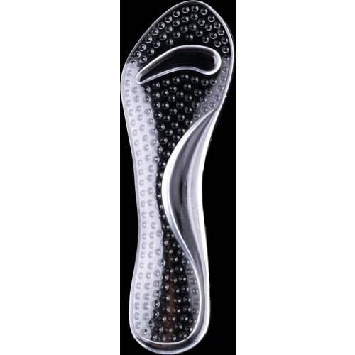 Soft Anti-pain Support Transparent Silicone Heels Thick Soles insoles Women Pad for Foot Care Tool
