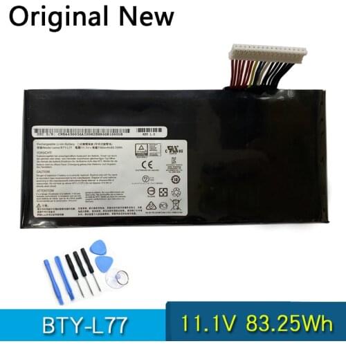 NEW Original BTY-L77 Laptop Battery For MSI GT72 GT72S GT72VR MS-1781 MS-1782 MS-1783 2PE-022CN 2QD-1019XCN 2QD-292XCN 2QE 6QF