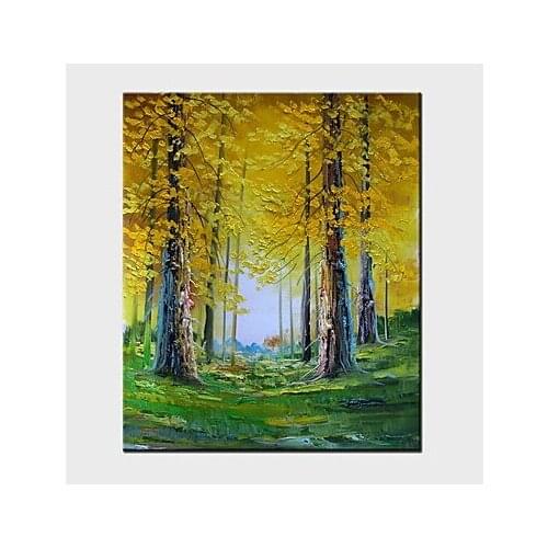 One Piece Hand Painted Landscape canvas Wall art oil painting canvas wall pictures for living room bedrooms