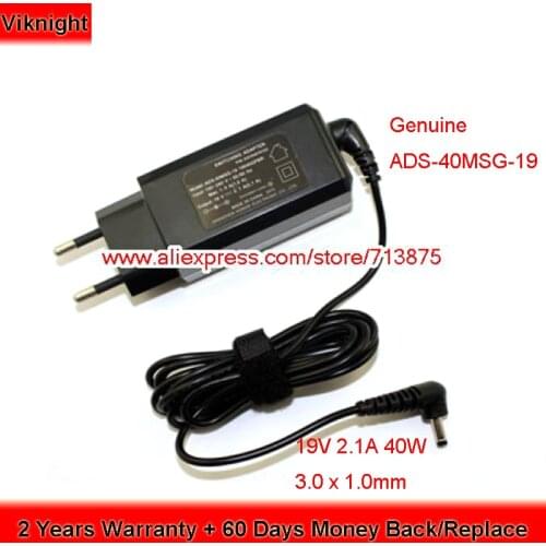 Genuine LCAP48-BK AC Adapter ADS-40MSG-19 19V 2.1A EU Plug Laptop Charger for LG GRAM 14Z970 15Z970