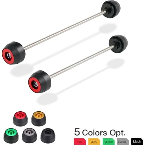 Motorcycle Front Rear Axle Sliders Aluminum Delrin For KAWASAKI ZX10R KRT SE RR 2018 2019 2020 ZX-10R SE Performance 2019 2020