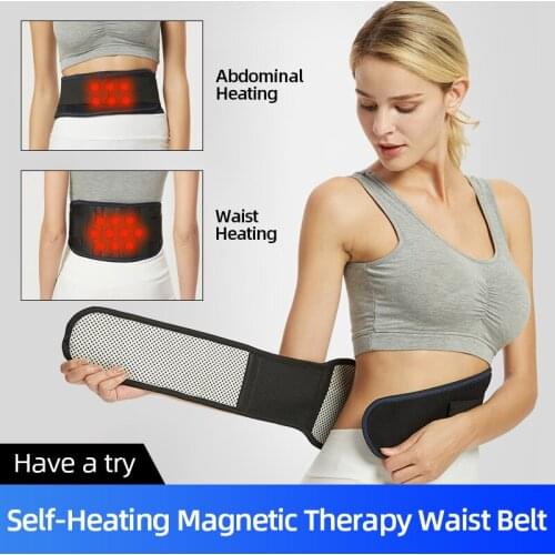 Adjustable Waist Self-Heating Magnetic Therapy Back Waist Support Belt High Elastic Protection Lumbar Brace Posture Corrector