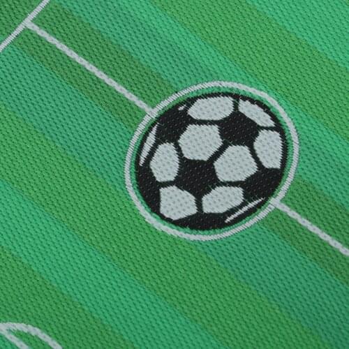 Handmade 1/12 Dollhouse Miniature Rug Football Field Woven Carpet Floor Covering Green Area Rug