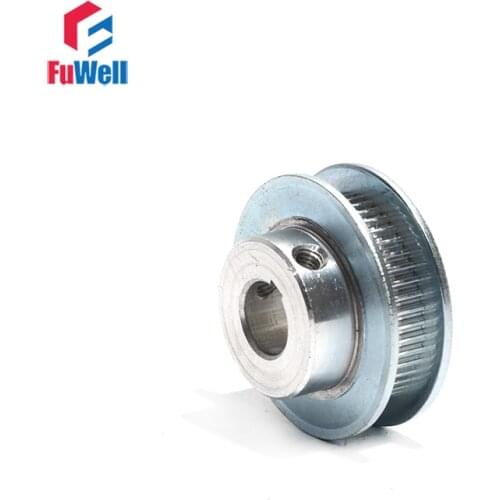 Timing Belt Pulley S2M-46T with Keyway 8/10/12/14/15mm Bore Transmission Pulley S2M 46Teeth Aluminum Alloy Synchronous Pulley