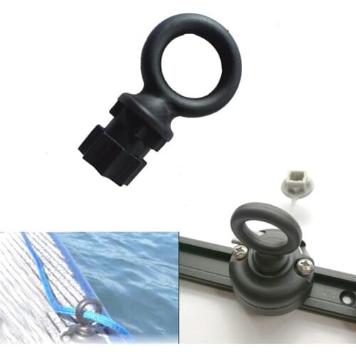 Marine Boat Kayak Rope Adapter Circle Wall Sling Rope Ring Tethering Lashings Round Circle Eye For Kayak Fishing Boat Accessory