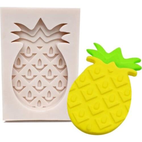 Pineapple Shape Fruit Silicone Cake Mold Mould Fondant Sugarcraft Mold Cupcake Decoration Gumpaste Tools 3D Bakeware