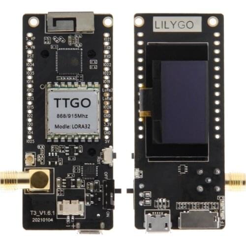 Bluetooth WIFI Module SMA ESP32 LoRa32 V2.1 1.6 Version 433/868/915MHZ LoRa ESP-32 OLED 0.96 Inch SD Card