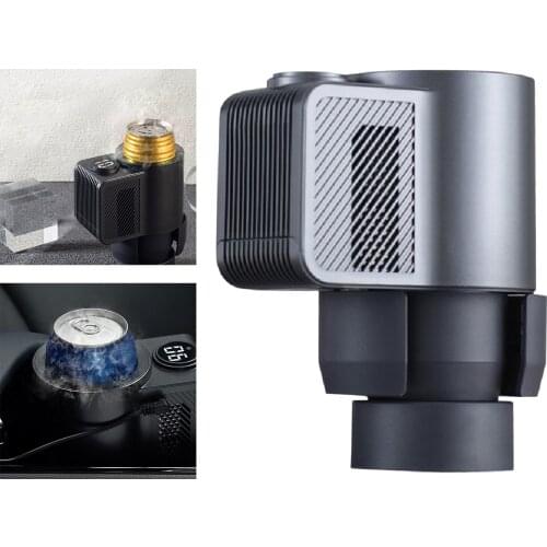 Cooling Beverage Drinks Cans Smart Car Cup Holder Cooler Warmer Auto Cup Drink Holder for Camping Travel