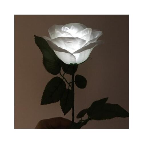 High Quality Lighting Rose (White Light) Magic Tricks Magic Props,Stage Magic,Close Up,Fun,Illusion,Mentalism,Magia Toys