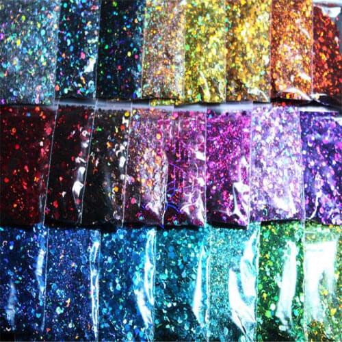 Good Hight Quanlity Nail Glitter Sequins for nail glitter Decorations Shining Nail Powder Maicure Tools
