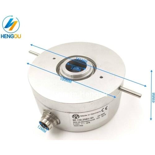 1 Piece NO. 9E.110.2561 SM102 SM74 SM52 Offset Printing machine Encoder Printing Part 9E.110.2561/01