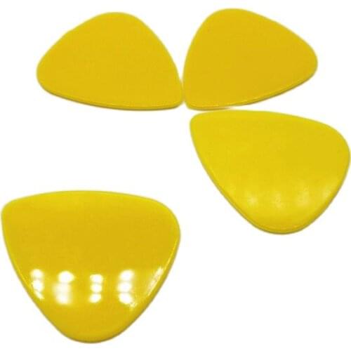 100pcs Orange Glossy Nylon/ABS Guitar Picks With High Quality