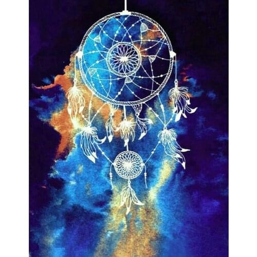 5D DIY Diamond Painting feather Diamond Embroidery Full Round Square Diamond Mosaic Paintings by Numbers Decor Home J497