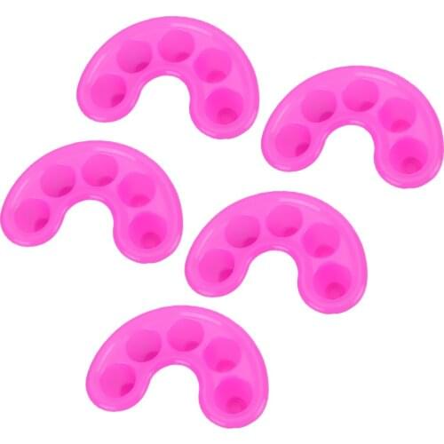 5xNail Art Hand Wash Remover Soak Bowl Salon Supplies Powder Polish Removal