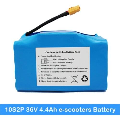 2021 Battery New E-Scooter Vattery 36V 4.4Ah with PCB Lithium Battery Scooter for Scooter 10S2P for Turmera 20PCS Battery Inside